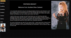 Desktop Screenshot of mistress-bridget.com