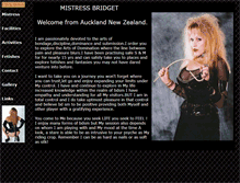 Tablet Screenshot of mistress-bridget.com
